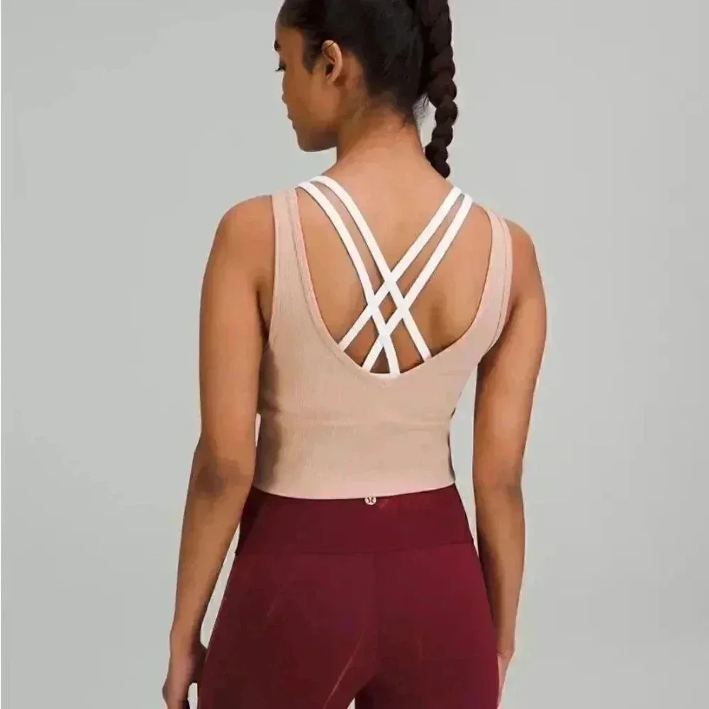 Lululemon Power Pivot Ribbed Tank Top 4 - Picture 2 of 7
